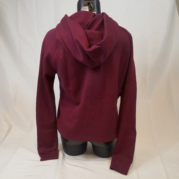 VS PINK Hoodie Ruby Maroon Floral Logo Med   AD15 - Picture 3 of 3